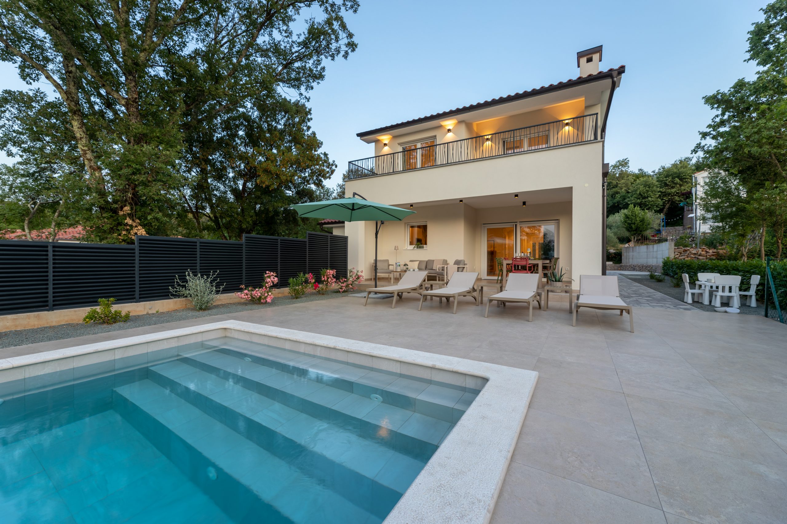 Villa Hidden with heated pool – peaceful holiday on Krk in a private setting